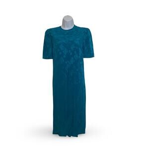 Vintage Blue Avant Garde 80s Dress